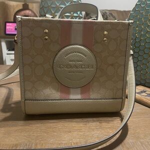 Coach Beige and Pink Women's Bag